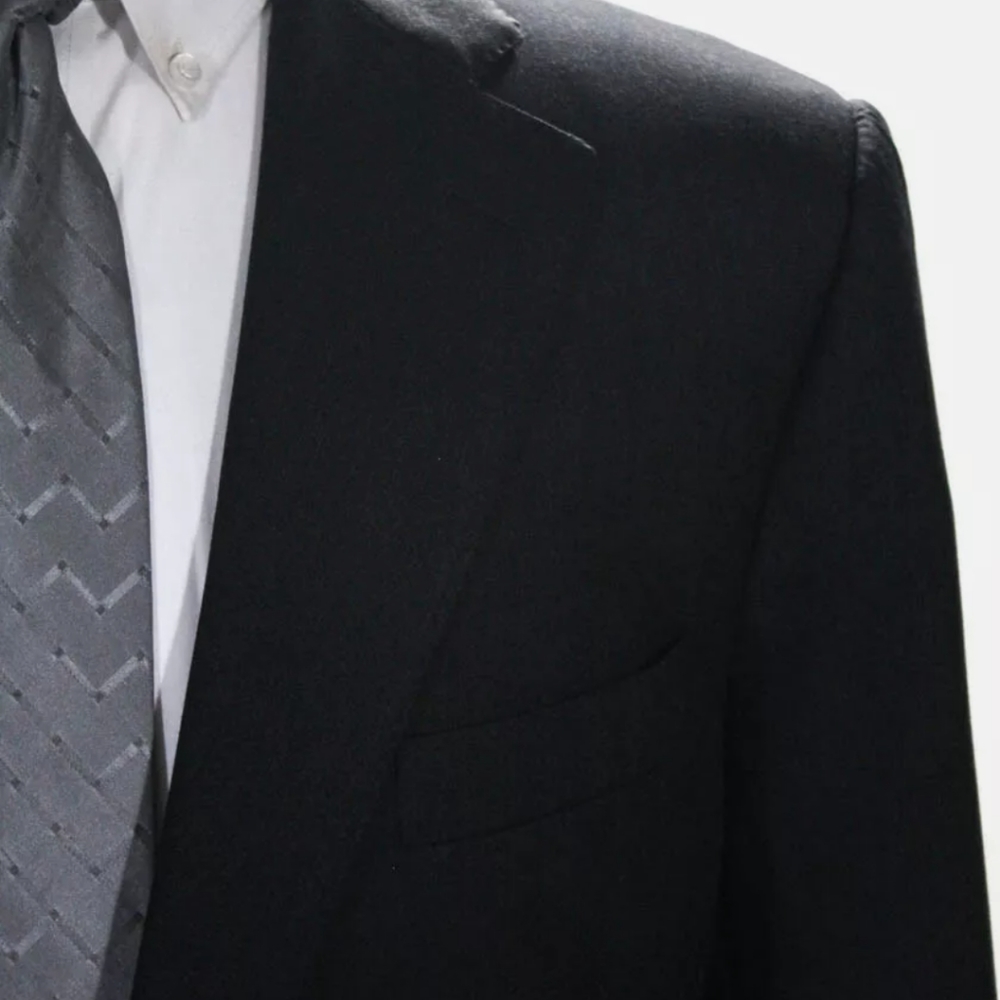 Samuelsohn Solid Print Two Button Jacket Blazer 44 - image 4